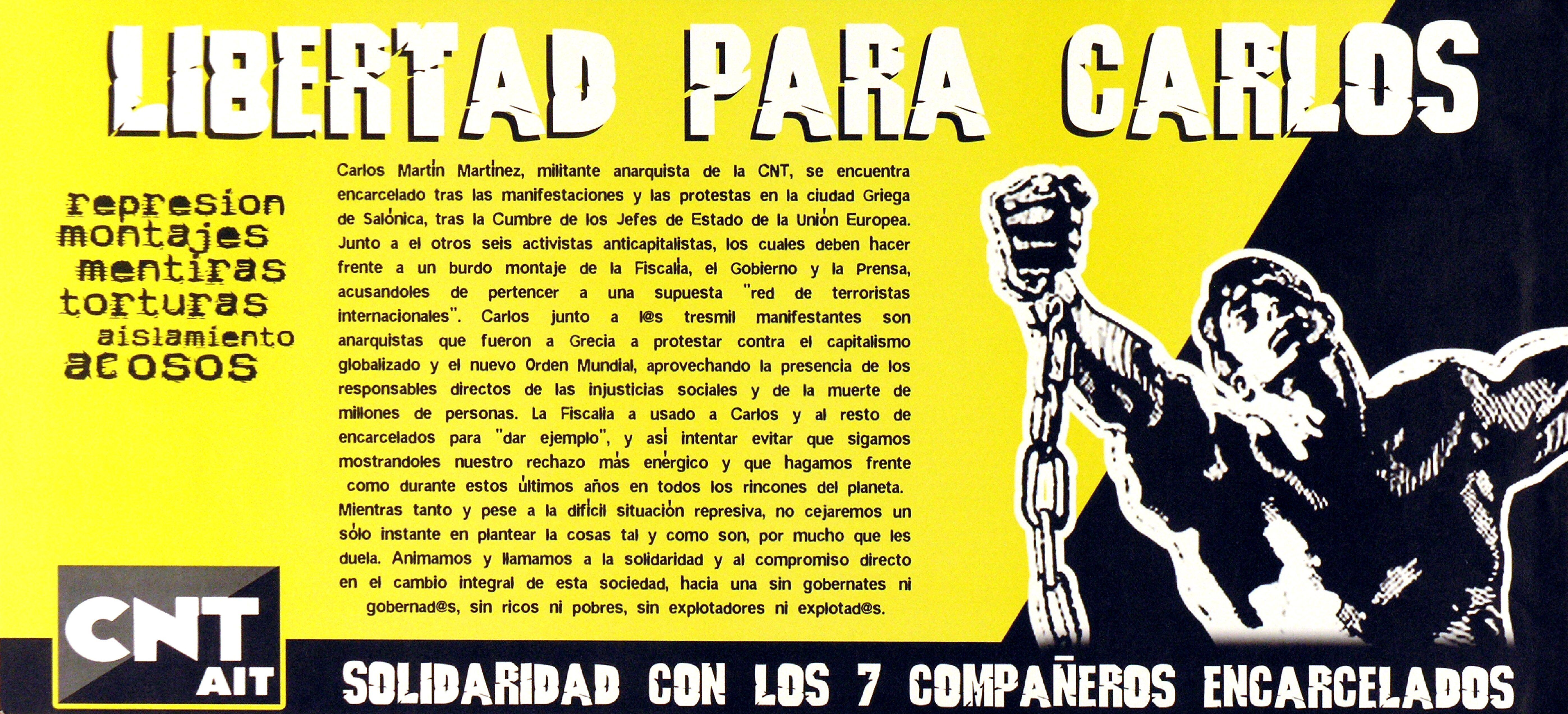 Libertad para Carlos Martín Martínez